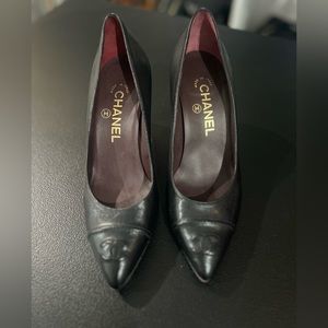 Chanel Black heels size 7